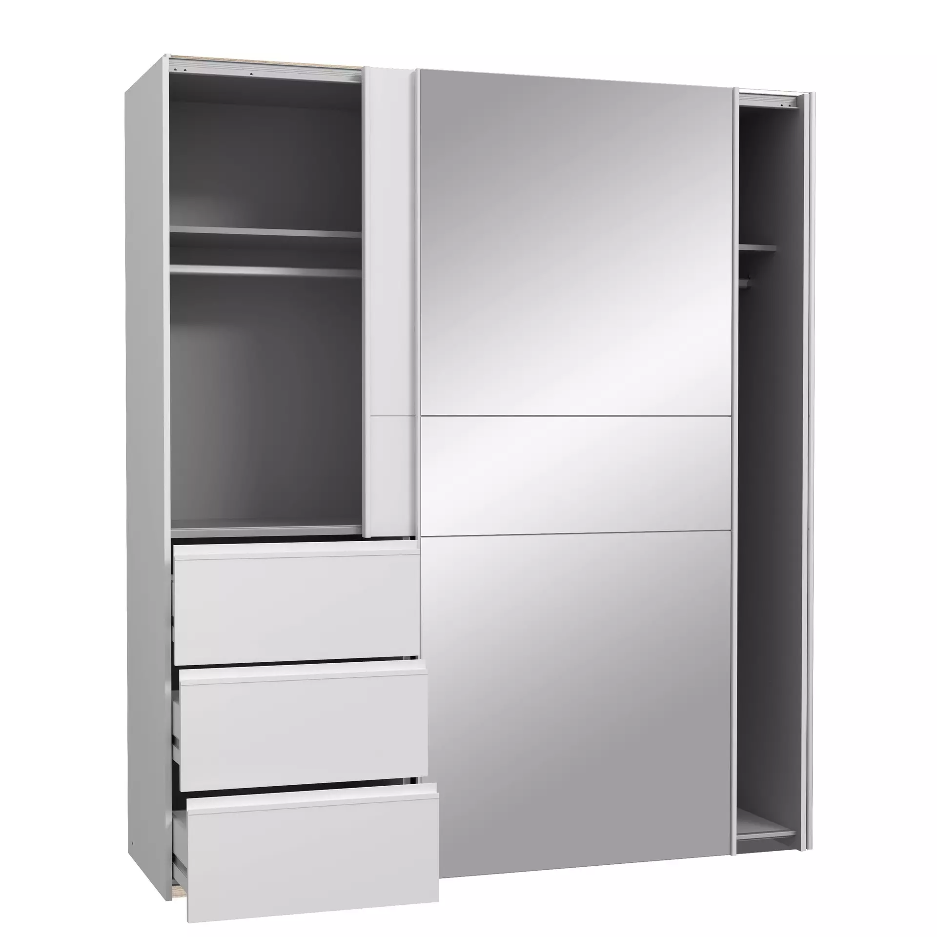 Schwebetürenschrank WINN 2 Dreamoro Holzwerkstoff 61 x 200 x 170 cm