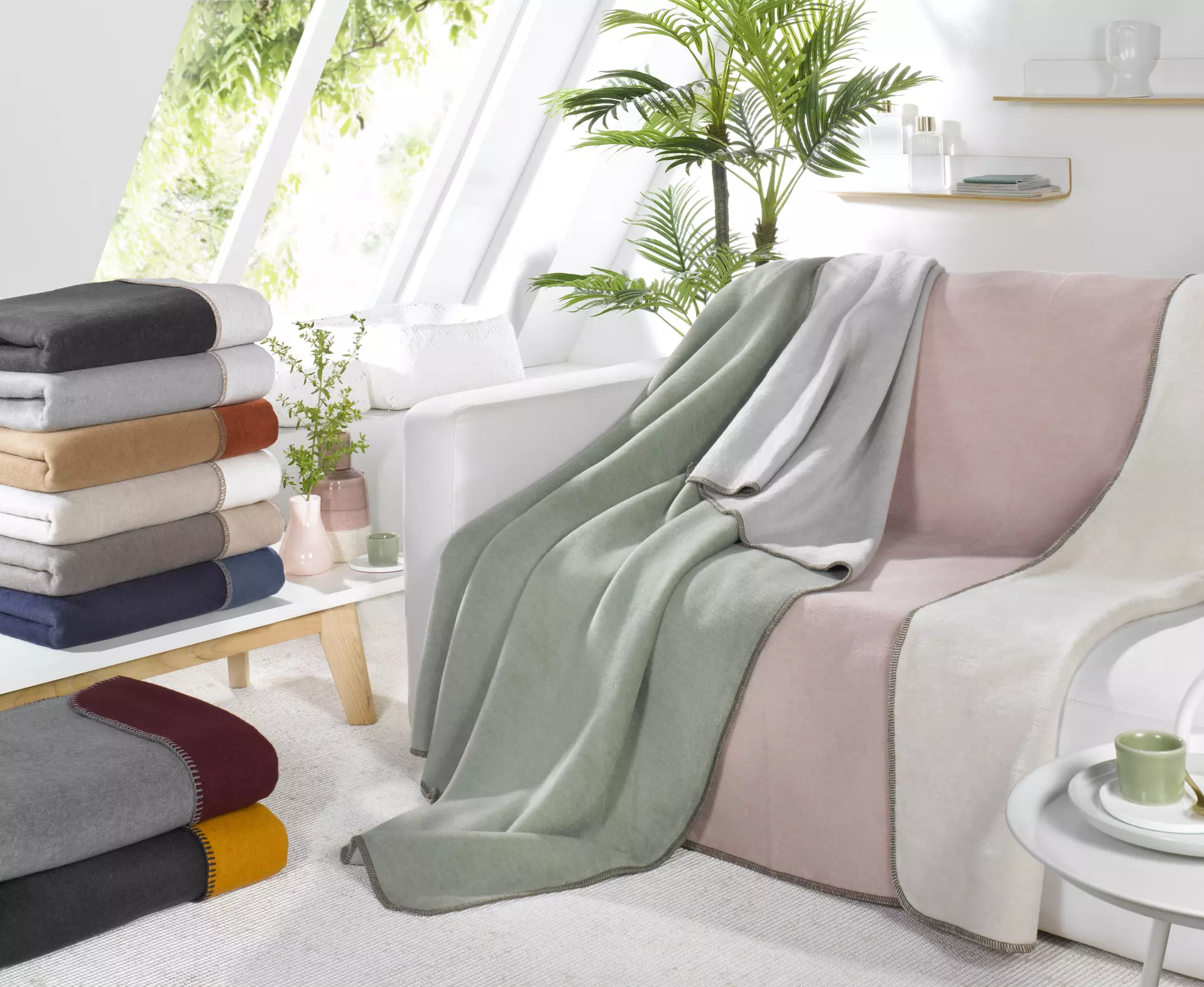 Wohndecke Basic Soft 187261 BIEDERLACK Textil 150 x 200 cm