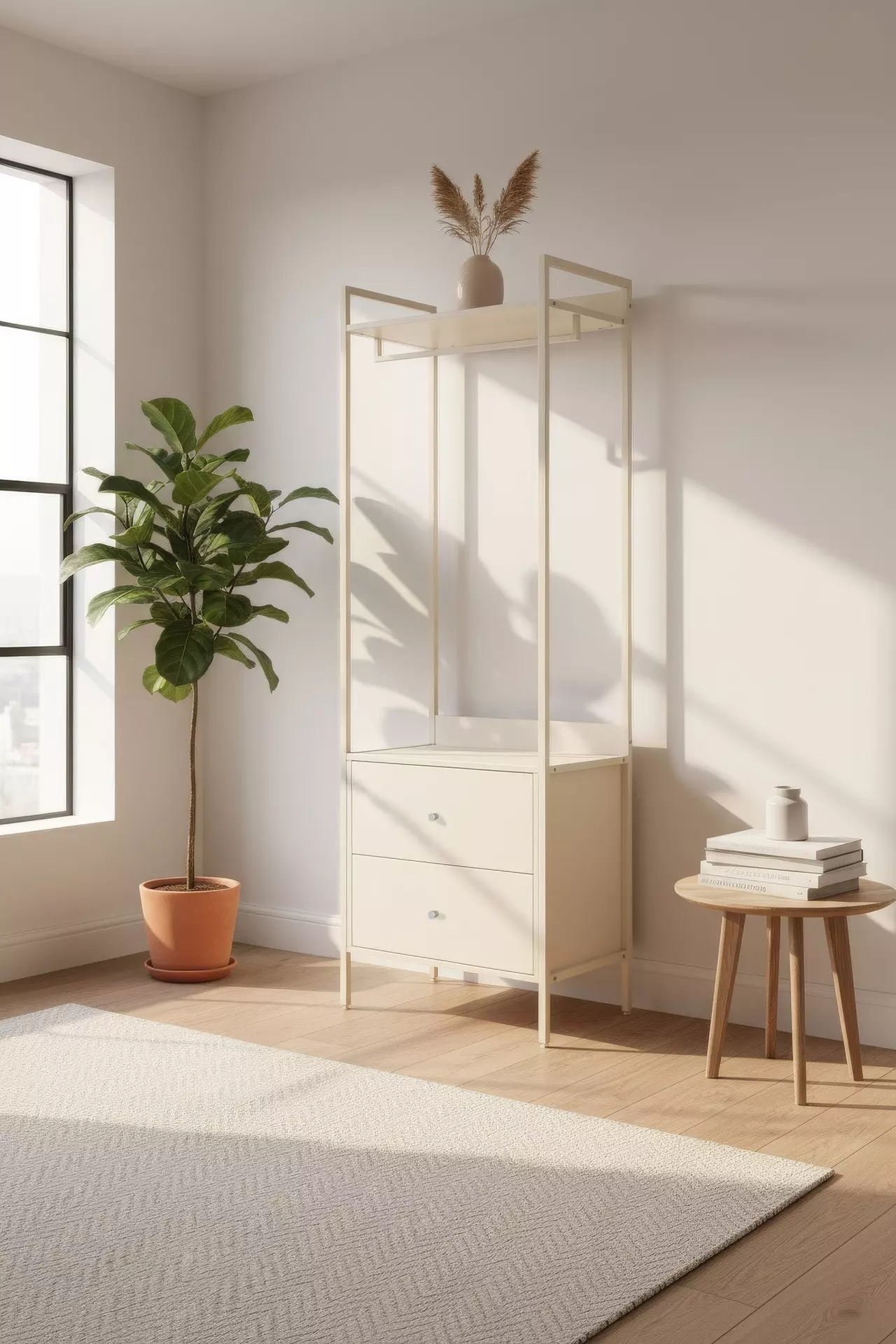 Garderobe DHAKA finori Metall 40 x 190 x 64 cm